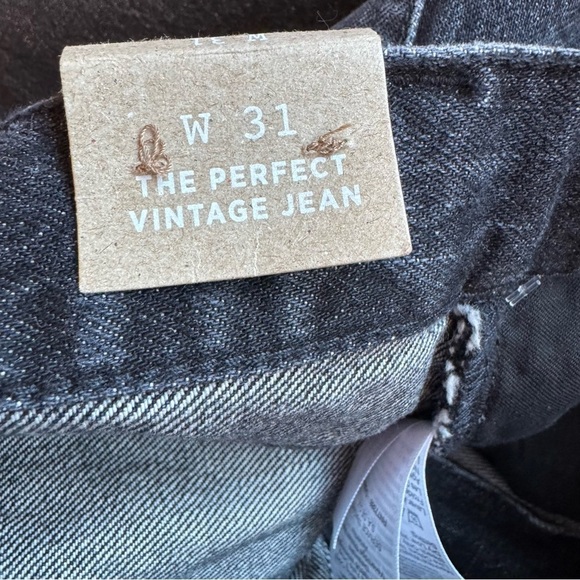 NWT Madewell The Perfect Vintage Jean in Roxstone Wash: Knee-Rip Edition Size 31 - Picture 7 of 11